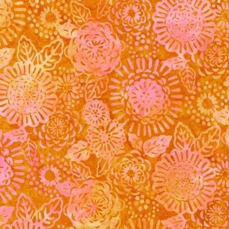 Artisan Batiks: Hermosa Collection, Tessuto Persimmon - Robert Kaufman Robert Kaufman - 1