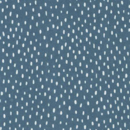 Cozy Cotton Flannel Collection - Over the Moon, Tessuto Blueberry - Robert Kaufman Robert Kaufman - 1