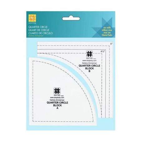 Ez Quilting Quarter Circle Set - Squadra Patchwork Quarto di Cerchio