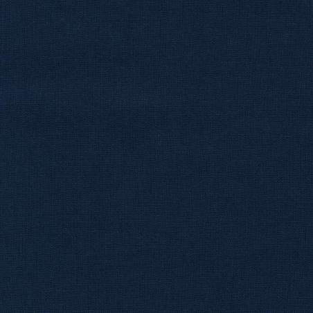 Robert Kaufman, Essex - Navy, Tessuto Misto Cotone e Lino Tinto in filo, color Blu navy