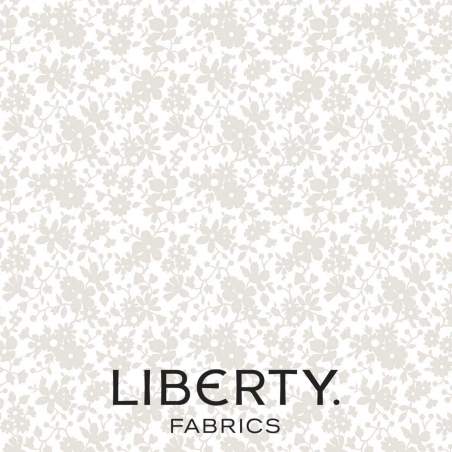 Lasenby Silhouette Cream Maddsie Blossom, Tessuto Crema con rampicanti tono su tono - Liberty Fabrics Liberty Fabrics - 1