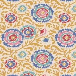 Tilda Jubilee Elodie Mustard, tessuto giallo mostarda con fiori Tilda Fabrics - 2