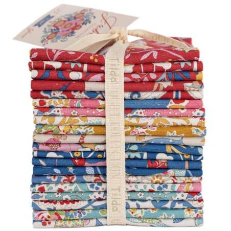 Tilda Jubilee Fat Eight Bundle, 20 Fat Eight 50 x 27 cm collezione intera Tilda Fabrics - 1