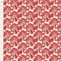 Tilda Jubilee Wildgarden Red, tessuto rosso con alberi Tilda Fabrics - 1