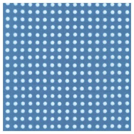 Shibori Blues Blue, Tessuto giapponese blu con pois - Robert Kaufman