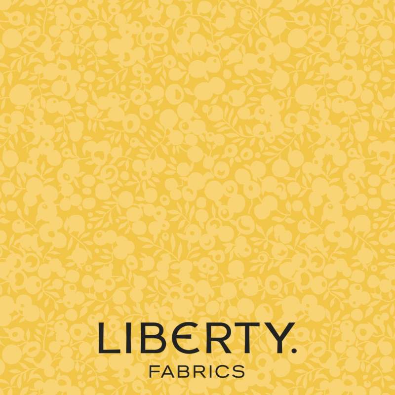 Wiltshire Shadow Custard, tessu Liberty Fabrics - 1