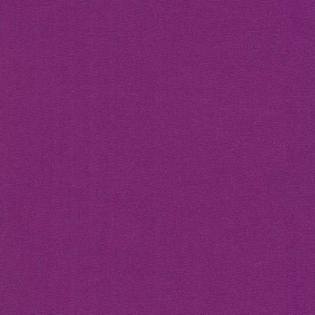 Kona Cotton Dark Violet, Tessuto Viola Scuro Tinta Unita - Robert Kaufman Robert Kaufman - 1