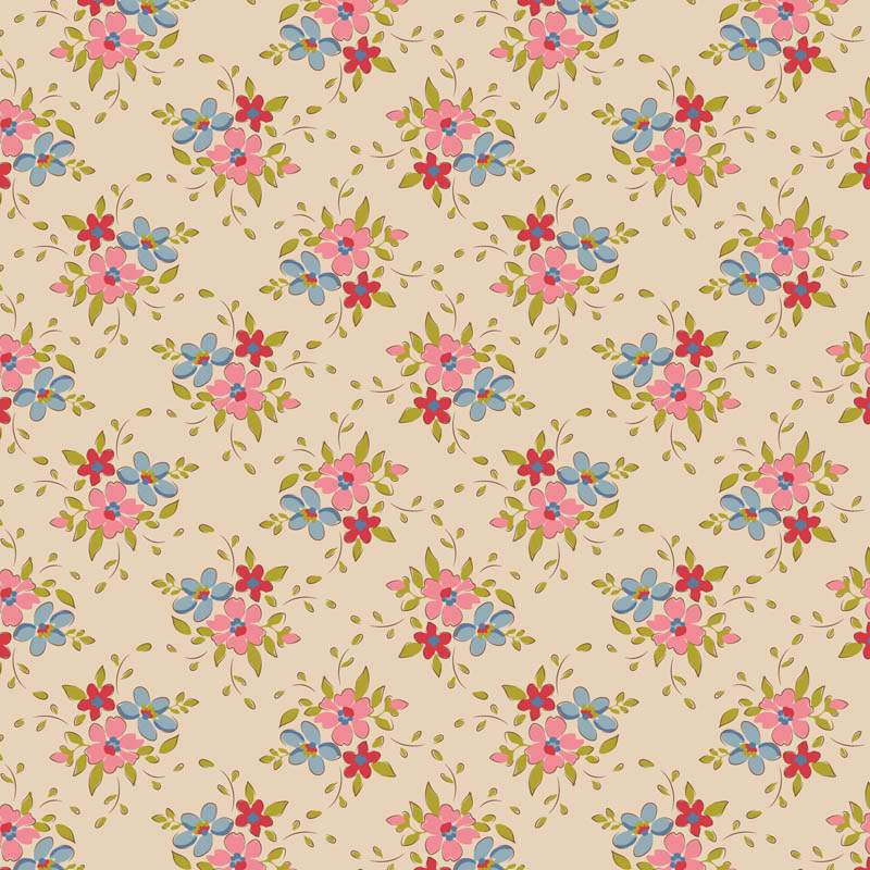 Tilda Creating Memories, Spring & Easter Pastels, Frida Pearl Tilda Fabrics - 1