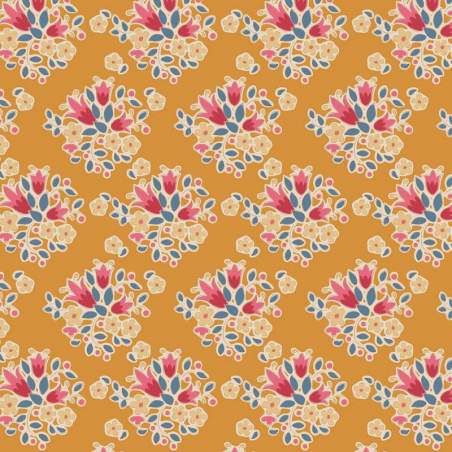 Tilda Creating Memories, Autumn Thanksgiving Halloween, Lulu Saffron Tilda Fabrics - 1