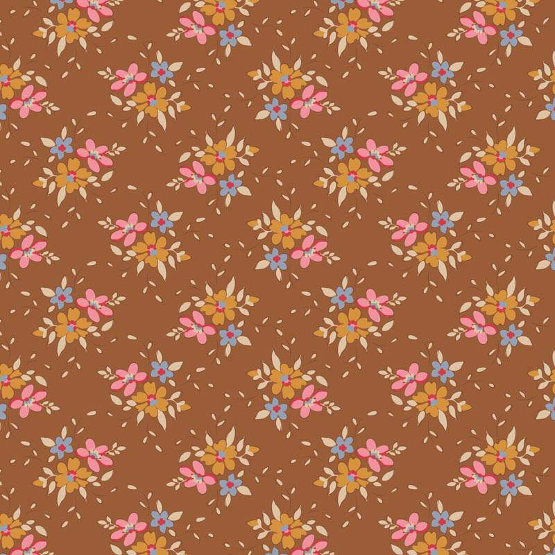 Tilda Creating Memories, Autumn Thanksgiving Halloween, Frida Brown Tilda Fabrics - 1