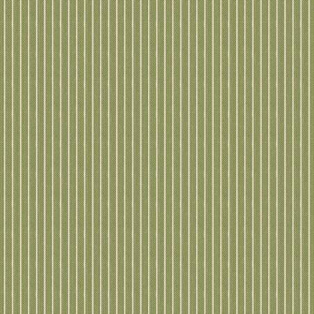 Tilda Creating Memories, Winter Reds and Greens, Stripe Green Tilda Fabrics - 1