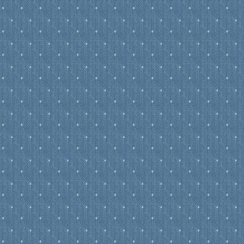 Tilda Creating Memories, Summer and Ocean Blues, Tinydot Blue Tilda Fabrics - 1