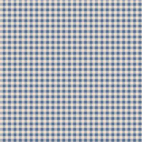 Tilda Creating Memories, Summer and Ocean Blues, Gingham Blue Tilda Fabrics - 1