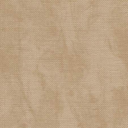 Puro Lino da Ricamo Beige Crema Sfumato Cashel Vintage, fili contati 28ct - Zweigart