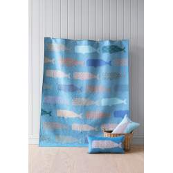 Kit Tilda BLUE WHALE QUILT con collezione Creating Memories Roberta De Marchi - 1