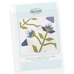 My Blue Carolina Lily - Mystery Quilt 2024 - Cartamodello stampato Roberta De Marchi - 6