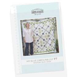 My Blue Carolina Lily - Mystery Quilt 2024 - Cartamodello stampato Roberta De Marchi - 9