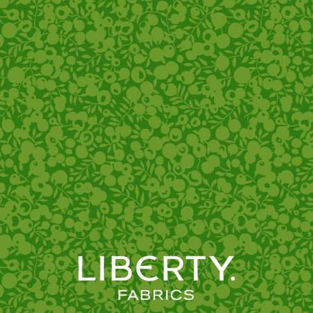 Wiltshire Shadow Apple, tessuto verde mela tono su tono - Liberty Fabrics Liberty Fabrics - 1