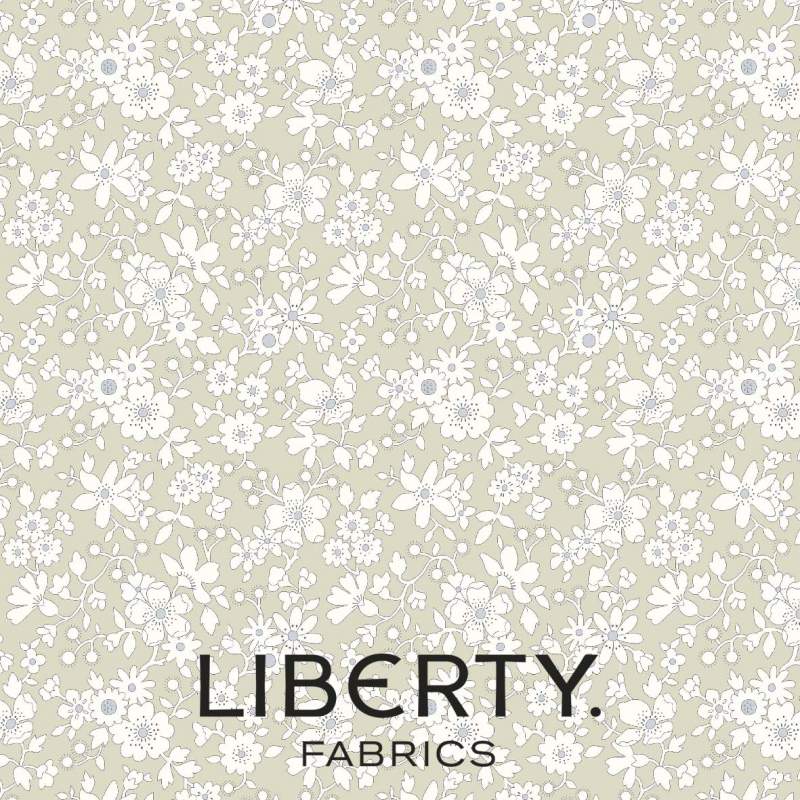 Flower Show Pebble, Maddsie Silhouette Liberty Fabrics - 1