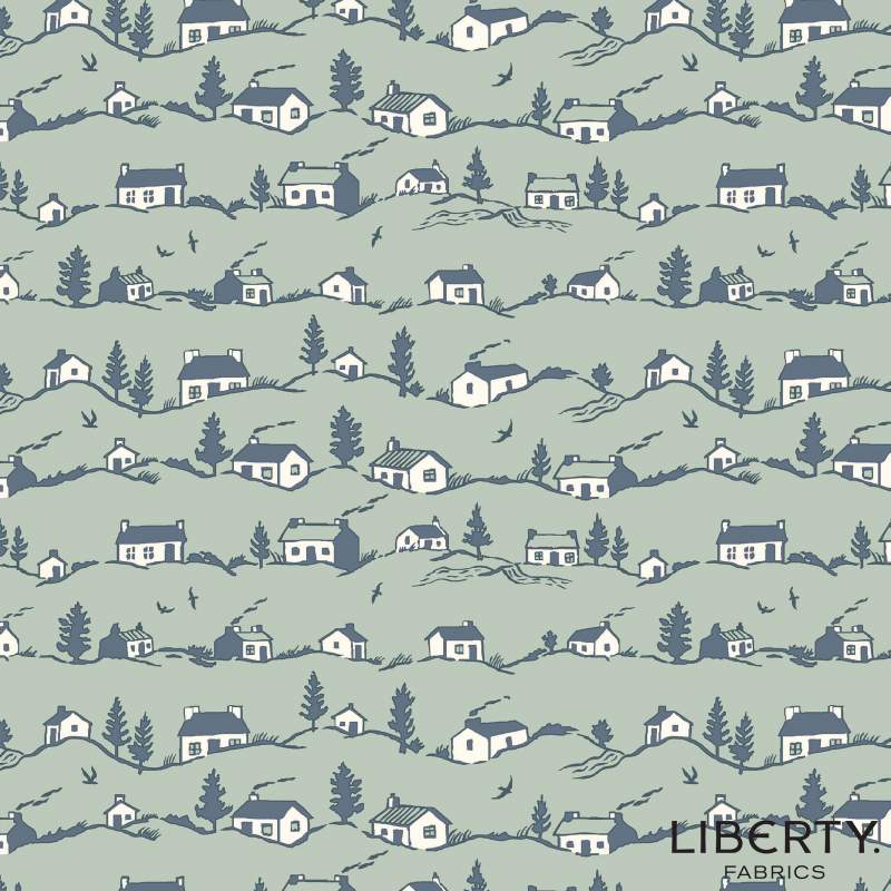 Postcard from the Highlands Coastal Cottages - Liberty Fabrics Liberty Fabrics - 1