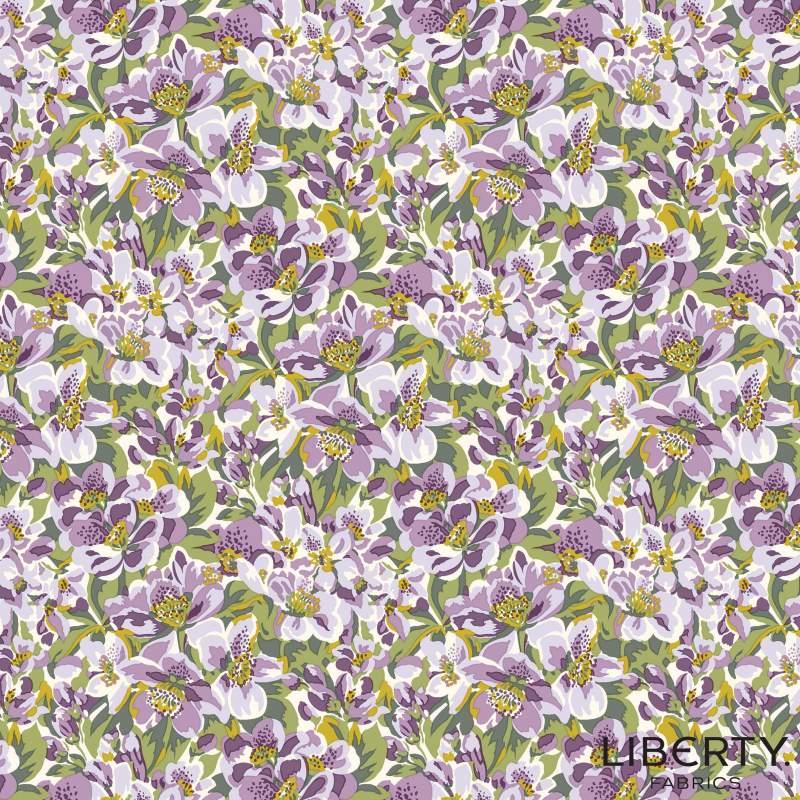 Postcard from the Highlands Hillside Rhododendron - Liberty Fabrics Liberty Fabrics - 1