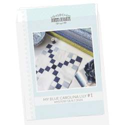 My Blue Carolina Lily - Mystery Quilt 2024 - Cartamodello stampato Roberta De Marchi - 1