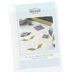 My Blue Carolina Lily - Mystery Quilt 2024 - Cartamodello stampato Roberta De Marchi - 2