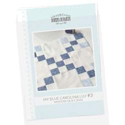 My Blue Carolina Lily - Mystery Quilt 2024 - Cartamodello stampato Roberta De Marchi - 3