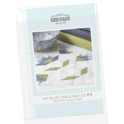 My Blue Carolina Lily - Mystery Quilt 2024 - Cartamodello stampato Roberta De Marchi - 4