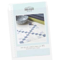 My Blue Carolina Lily - Mystery Quilt 2024 - Cartamodello stampato Roberta De Marchi - 5