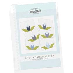 My Blue Carolina Lily - Mystery Quilt 2024 - Cartamodello stampato Roberta De Marchi - 7