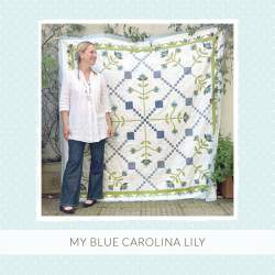 My Blue Carolina Lily - Mystery Quilt 2024 - Cartamodello PDF Roberta De Marchi - 1