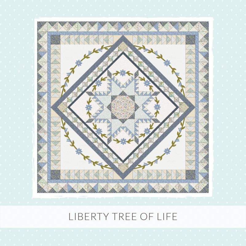 Liberty Tree of Life - Kit per quilt da 226 x 226 cm Roberta De Marchi - 1