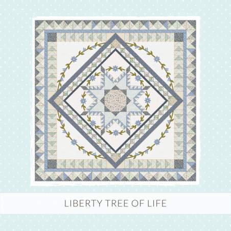 Liberty Tree of Life - Kit per quilt da 226 x 226 cm Roberta De Marchi - 1