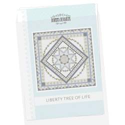 Liberty Tree of Life Quilt da 226 x 226 cm - Cartamodello Stampato Roberta De Marchi - 1