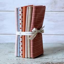 Tilda Bundle Tinti in Filo Autunno, 7 Fat Quarter 50 x 55 cm