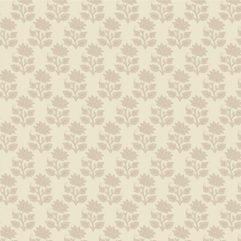 Tilda Sanctuary Mira Cream, Tessuto Beige con fiori tono su tono Tilda Fabrics - 1