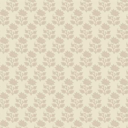 Tilda Sanctuary Mira Cream, Tessuto Beige con fiori tono su tono Tilda Fabrics - 1