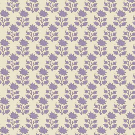 Tilda Sanctuary Mira Lavender, Tessuto con fiori Lilla Lavanda Tilda Fabrics - 1