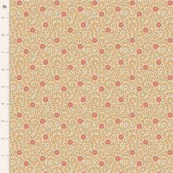 Tilda Sanctuary Daisydream Tan, Tessuto Beige con piccole Margherite Rosa Tilda Fabrics - 1