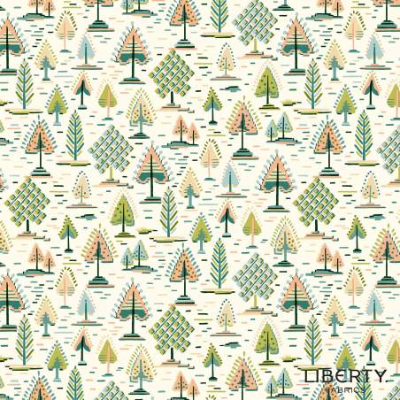 Tree of Life Arabella Tapestry Canopy Greens, Tessuto Verde con Alberi - Lyberty Fabrics Liberty Fabrics - 1