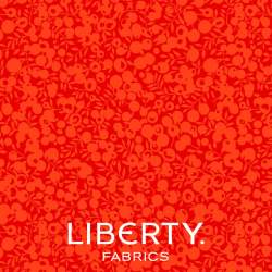 Wiltshire Shadow Poppy, Tessuto Rosso Papavero tono su tono - Liberty Fabrics Liberty Fabrics - 1