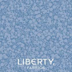 Wiltshire Shadow Lake Blue, Tessuto Blu Lago tono su tono - Liberty Fabrics Liberty Fabrics - 1