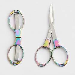 KnitPro, Rainbow Folding Scissors, Forbici da Ricamo Iridescenti e Pieghevoli KnitPro - 2