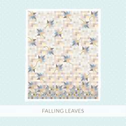 Falling Leaves Quilt da 65 x 81 1/4 pollici - Cartamodello PDF Roberta De Marchi - 1