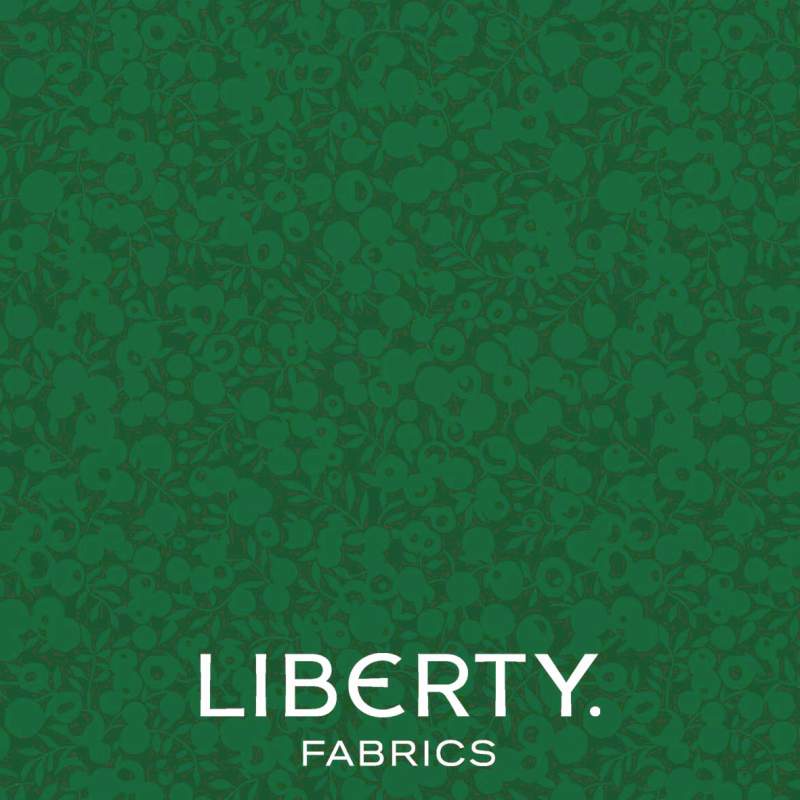 Wiltshire Shadow Forest, tessuto verde foresta tono su tono - Liberty Fabrics Liberty Fabrics - 1