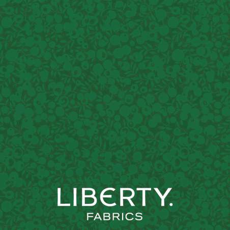 Wiltshire Shadow Forest, tessuto verde foresta tono su tono - Liberty Fabrics