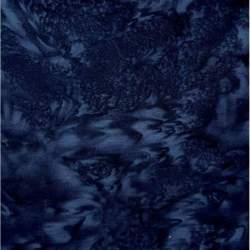 Tessuto Batik blu con sfumature astratte