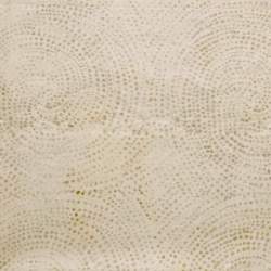 Tessuto Batik beige con pois a cerchi concentrici