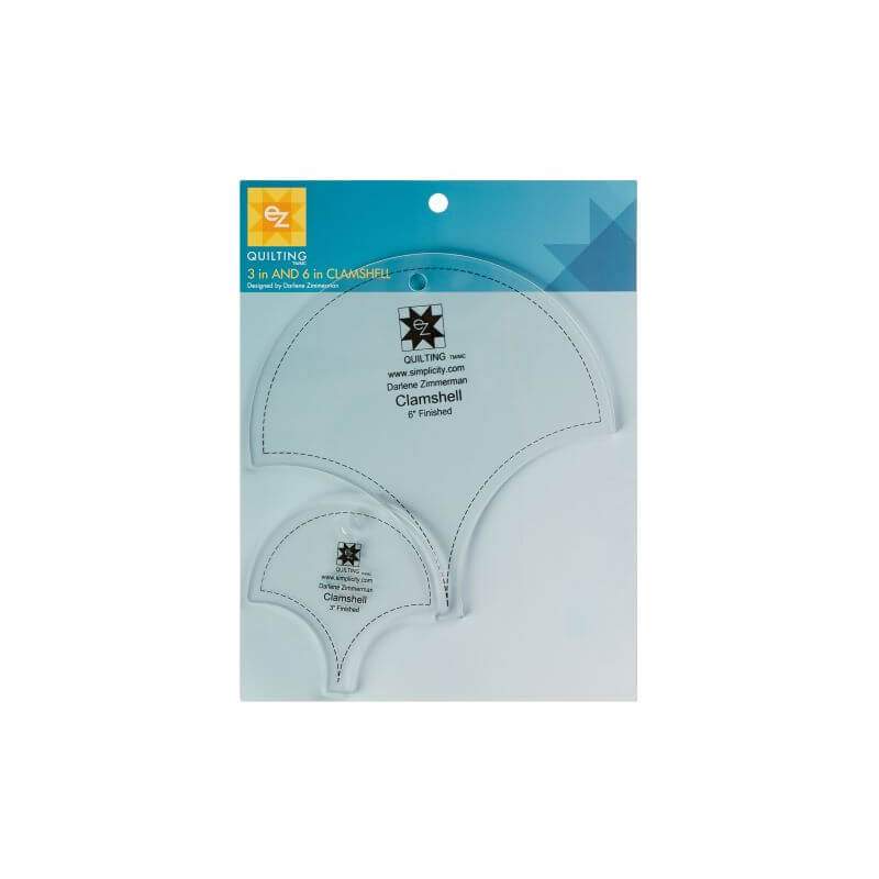 Ez Quilting, Clam Template, 3" e 6" EZ Quilting - 1